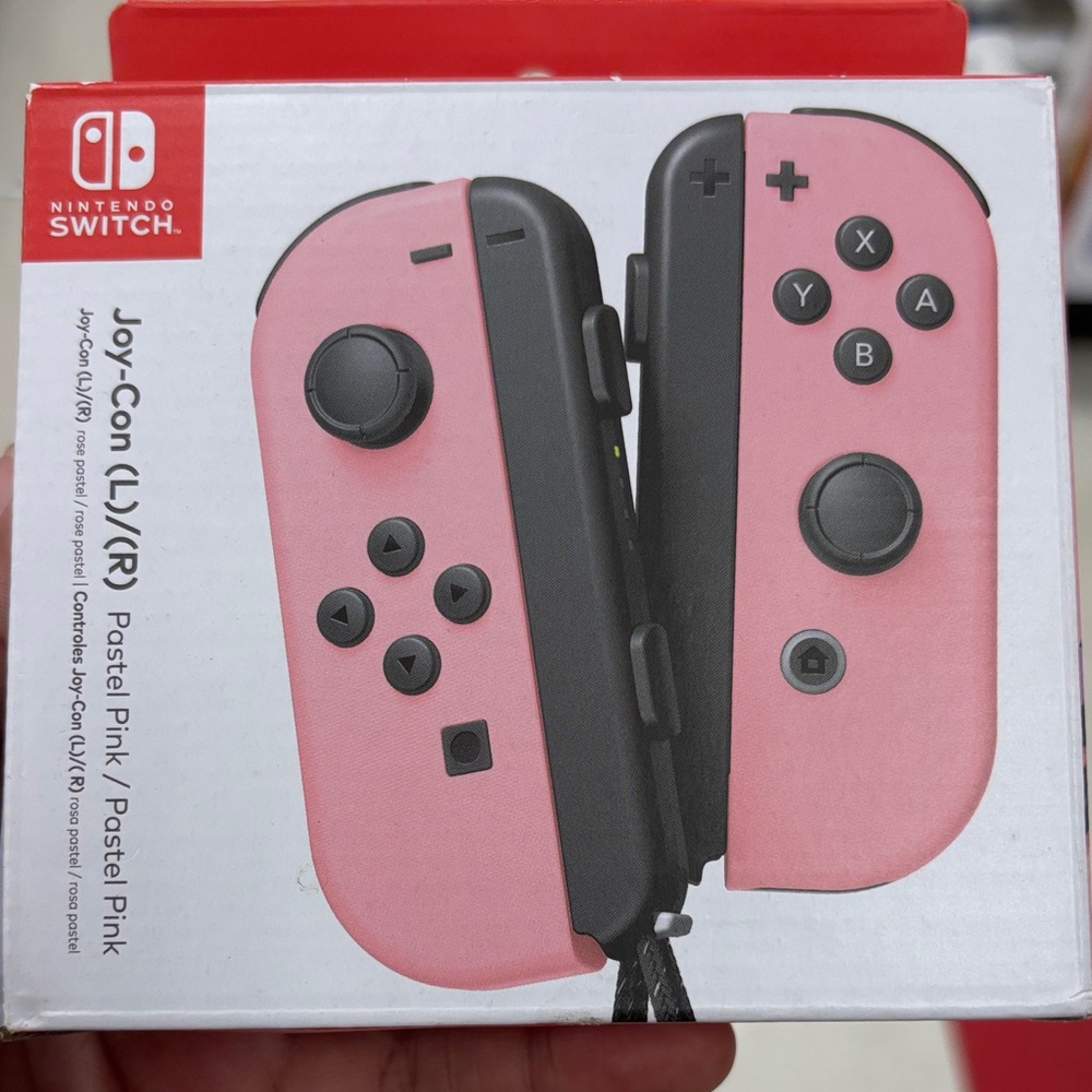 Nintendo Joy-Con Controllers - Pastel Pink